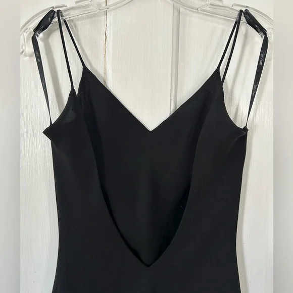 90’s Vintage Zum Zum Low Back Black Gown size XS - Picture 3 of 5